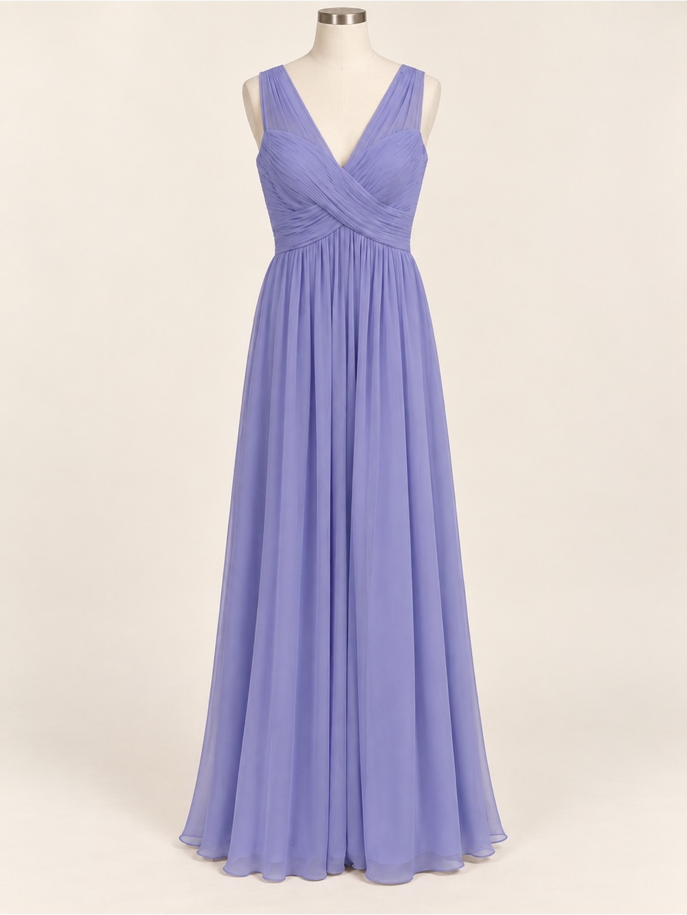 Ralph Lauren Evening Periwinkle Evening Gown